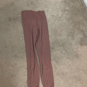 Spiced chai align leggings size 4 lululemon